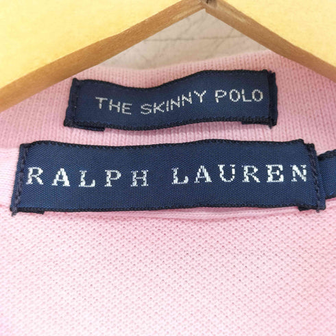 ラルフローレン RALPH LAUREN THE SKINNY POLO ポニー刺繍 ポロシャツ レディース import:M