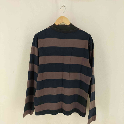 アディダス adidas 00s 万国旗タグ ロゴ刺繍 ボーダー ロングスリーブTシャツ メンズ import:M