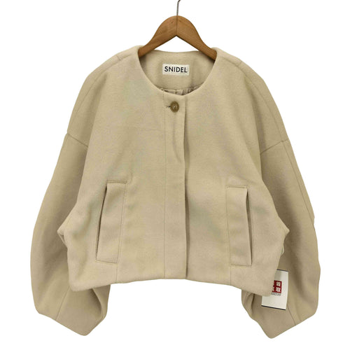 スナイデル snidel ノーカラーショート丈コート レディース ONE SIZE
