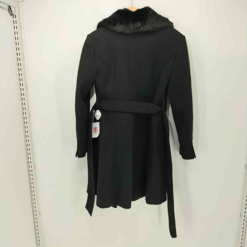 CHICWISH ダブルブレストファーコート レディース S