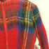 ヒステリックグラマー HYSTERIC GLAMOUR 90s スコットランド製 チェック ジップ モヘアカーディガン Y2K レディース FREE