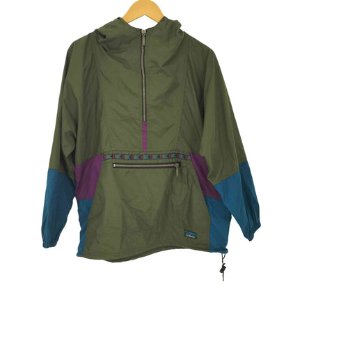 エルエルビーン L.L.Bean USA製 マルチカラー チロリアン アノラックジャケット メンズ
