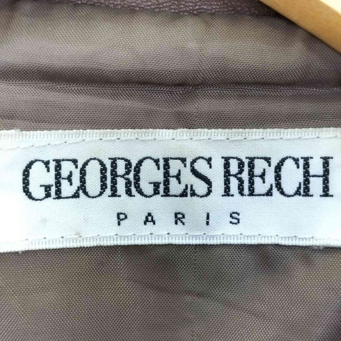 ジョルジュレッシュ GEORGES RECH ゴートスキン スナップボタン シャツジャケット レディース JPN:38