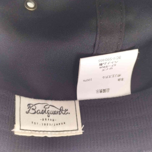 ベーシックエンティ BASIQUENTI POST TO BE Tag Cap メンズ