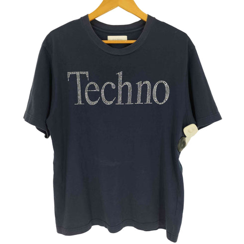 ICE & TECHNO 24SS Rhinestone Techno ラインストーン テクノ S/S Tシャツ メンズ M