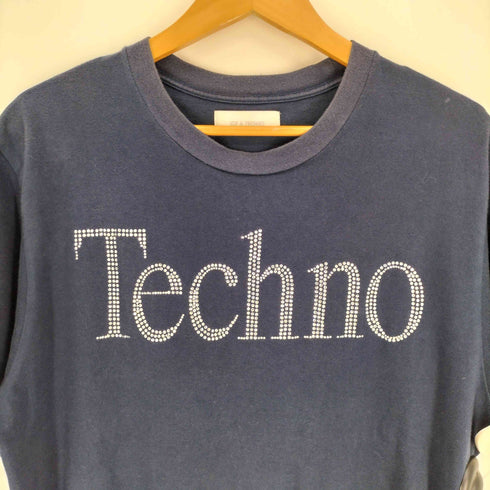 ICE & TECHNO 24SS Rhinestone Techno ラインストーン テクノ S/S Tシャツ メンズ M