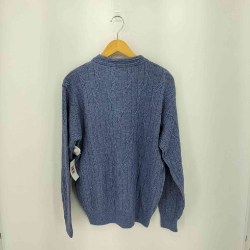 ランバンコレクション LANVIN COLLECTION ウール ケーブルクルーネックニット メンズ JPN:L