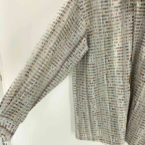 Pin Head 総柄 ウィンクル L/S ポリ シャツ メンズ JPN:M