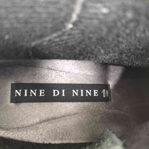 NINE DI NINE 本革レザー ショートブーツ レディース 23 1/2