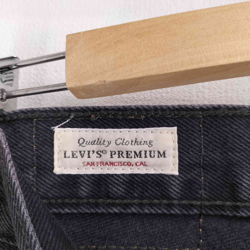 リーバイス Levis STRAUSS&CO 501ボタンフライ ブラックデニムパンツ レディース W27 L26