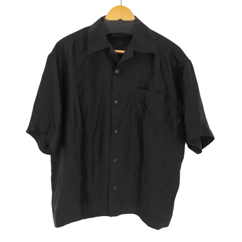 タロウホリウチ TARO HORIUCHI Open collar Shirt シルク混半袖オープンカラーシャツ メンズ 46
