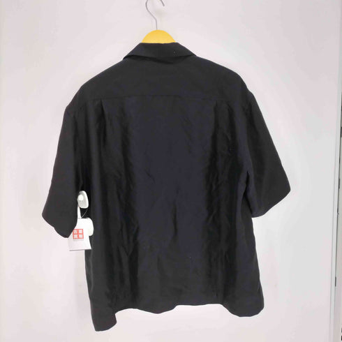 タロウホリウチ TARO HORIUCHI Open collar Shirt シルク混半袖オープンカラーシャツ メンズ 46