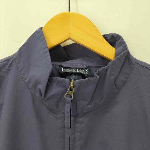 ランズエンド LANDS END スタンドカラー ジップアップ ナイロンジャケット メンズ import:M