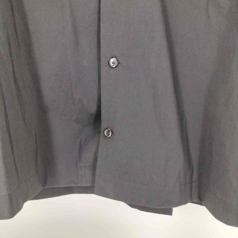 タロウホリウチ TARO HORIUCHI Open collar Shirt 撥水 ナイロン混オープンカラーシャツ メンズ 46