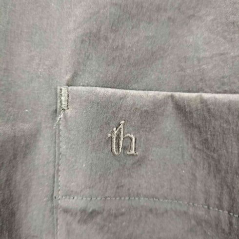 タロウホリウチ TARO HORIUCHI Open collar Shirt 撥水 ナイロン混オープンカラーシャツ メンズ 46