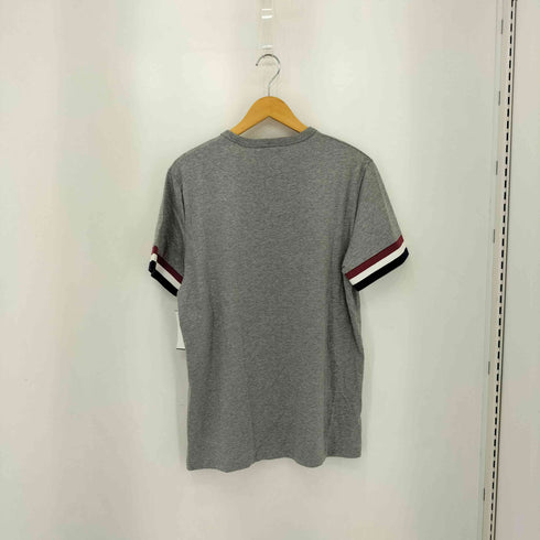フレッドペリー FRED PERRY Striped Cuff Tee ロゴ刺繍 クルーネックTシャツ メンズ import:L