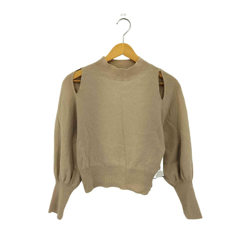 セルフォード CELFORD 肩スリットカシミヤニットプルオーバー レディース ONE SIZE