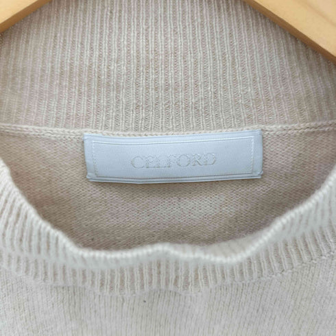 セルフォード CELFORD 肩スリットカシミヤニットプルオーバー レディース ONE SIZE