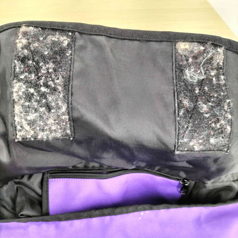 メイ MEI ロゴ ワッペン レオパード フラップ ショルダー バッグ レディース