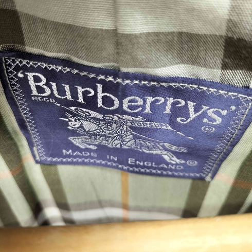 バーバリーズ BURBERRYS 90s 裏地ノバチェック ベルト付 ステンカラーコート レディース 80