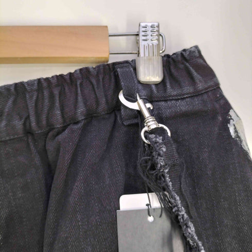 アドラー ADRER panel suspender wide denim (waist gom) / パネルサスペンダーワイドデニム(ウエストゴム) メンズ JPN:L