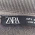 ザラ ZARA フロントプリント スミクロ クルーネックスウェット メンズ US L