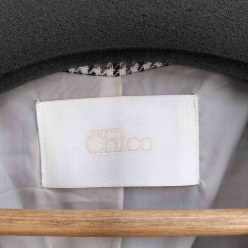 チコ Chico ウール混 千鳥格子 テーラードジャケット レディース FREE