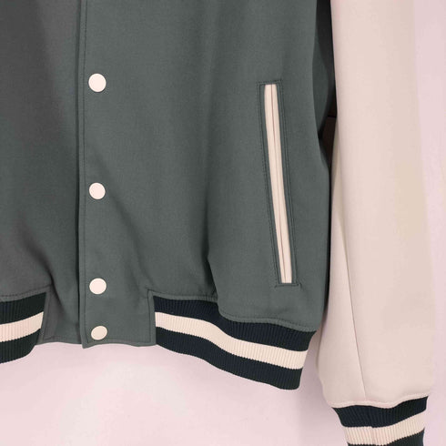 ザラ ZARA バックアップリケ スタジャン メンズ US XL