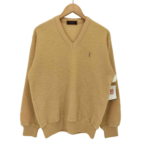 イヴサンローラン Yves Saint Laurent ysl刺しゅう vネックニット メンズ