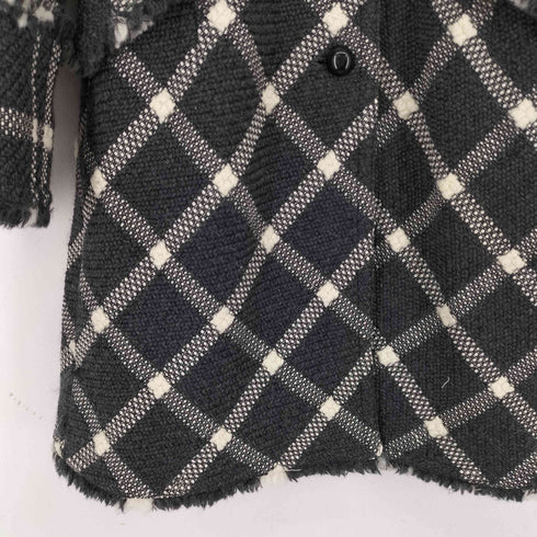 アクアスキュータム AQUASCUTUM ノーカラーツイードコート レディース 8