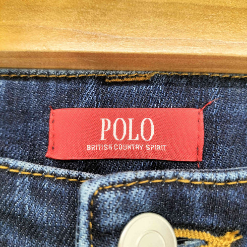 ポロブリティッシュカントリースピリット POLO BRITISH COUNTRY SPIRIT ポニー刺繍 フレアデニムパンツ レディース JPN:S