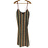 ザラ ZARA マルチカラーストライプ キャミ ワンピース レディース import:M