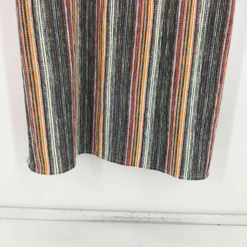 ザラ ZARA マルチカラーストライプ キャミ ワンピース レディース import:M