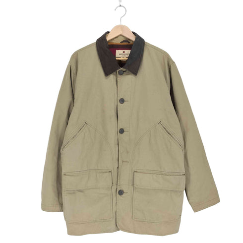 ウールリッチ WOOLRICH ブランケットライナー レザー切替ハンティングジャケット メンズ L