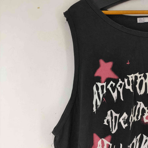 ADC フロントプリントダメージタンクトップ メンズ XL