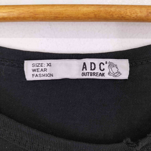 ADC フロントプリントダメージタンクトップ メンズ XL
