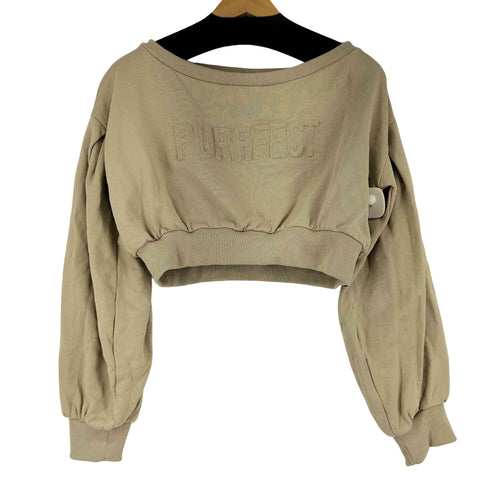 ロイヤルパーティー ROYAL PARTY ロゴ クロップド スウェット レディース