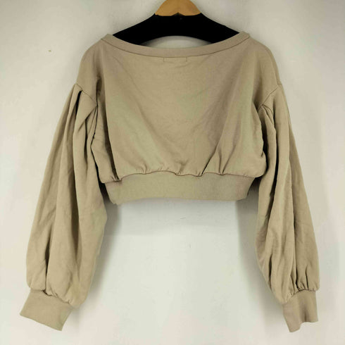 ロイヤルパーティー ROYAL PARTY ロゴ クロップド スウェット レディース