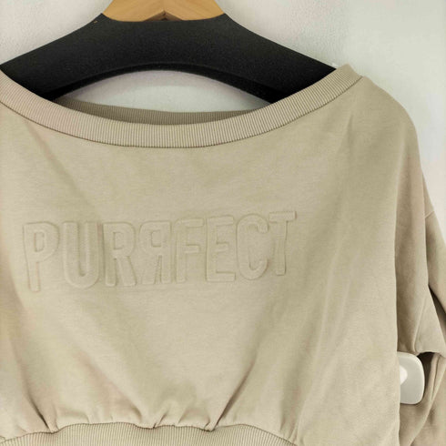 ロイヤルパーティー ROYAL PARTY ロゴ クロップド スウェット レディース