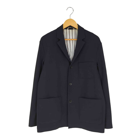 キャバン CABaN 背抜きストライプ 3B テーラードジャケット メンズ JPN:L