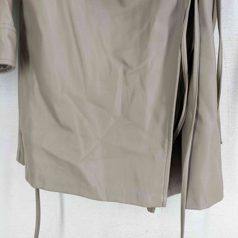 ザラ ZARA フェイクレザー ラップドレス レディース import:L