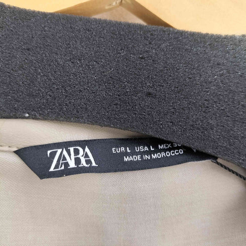 ザラ ZARA フェイクレザー ラップドレス レディース import:L