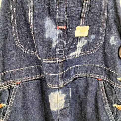 ビッグマック BIG MAC 70s aquare bak デニムオーバーオール メンズ