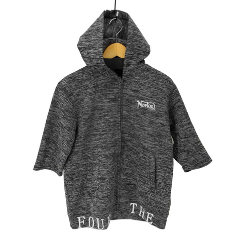 ノートン NORTON ポンチ 杢 ジップ パーカー 6分袖 メンズ JPN:M