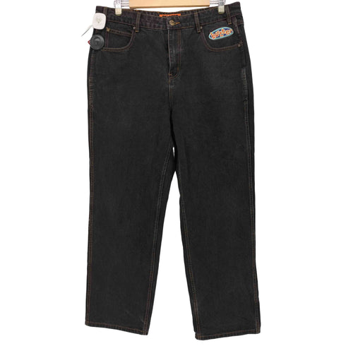 バターグッズ BUTTER GOODS SCATTERED DENIM PANTS 刺繍 バギー デニム パンツ メンズ 34