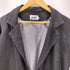 CARFARMALL シルケット加工 ピンストライプ ノッチドラペル S/S ジャケット メンズ import:M