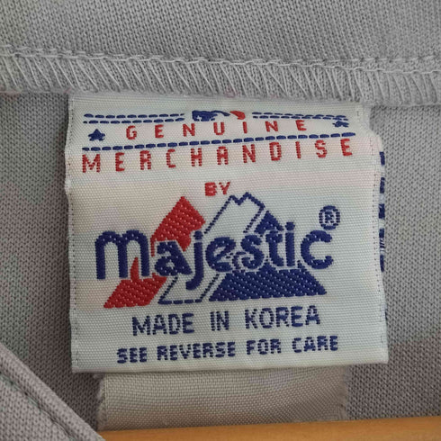マジェスティック MAJESTIC MLBチームロゴ刺繍 ベースボールシャツ メンズ