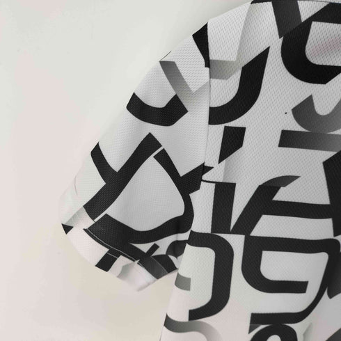 ガッチャ GATCHA GOLF DRY メッシュ ビッグ 総柄 ポロ ゴルフウェア メンズ JPN:M