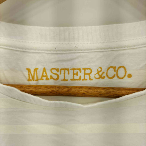 マスターアンドコー MASTER&CO. ボーダー クルーネックロンT ロングスリーブTシャツ メンズ JPN:1