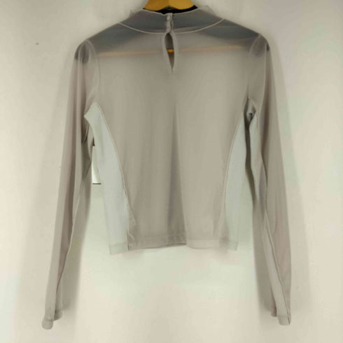 ステュディオス STUDIOUS Rib Paneled Sheer Top レディース